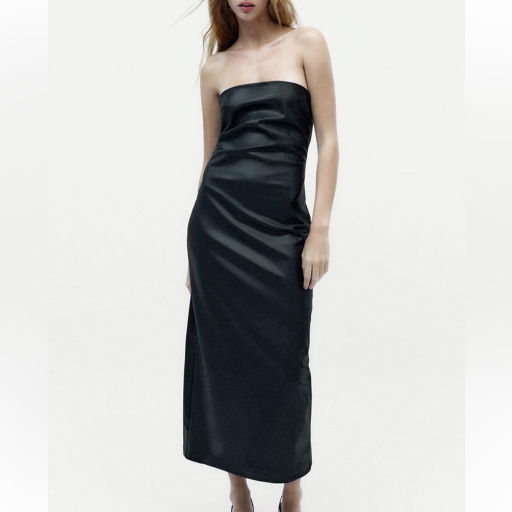 ZARA Leather Dress